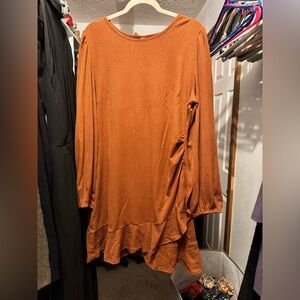 Side ruffle dress-NWT